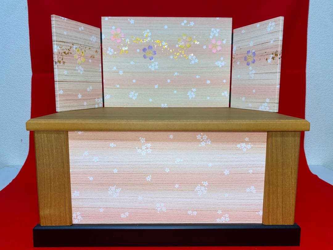 東京久月　雛人形　親王飾り収納セット・サイズ間口約５０×奥行約３０×高さ約４８㎝