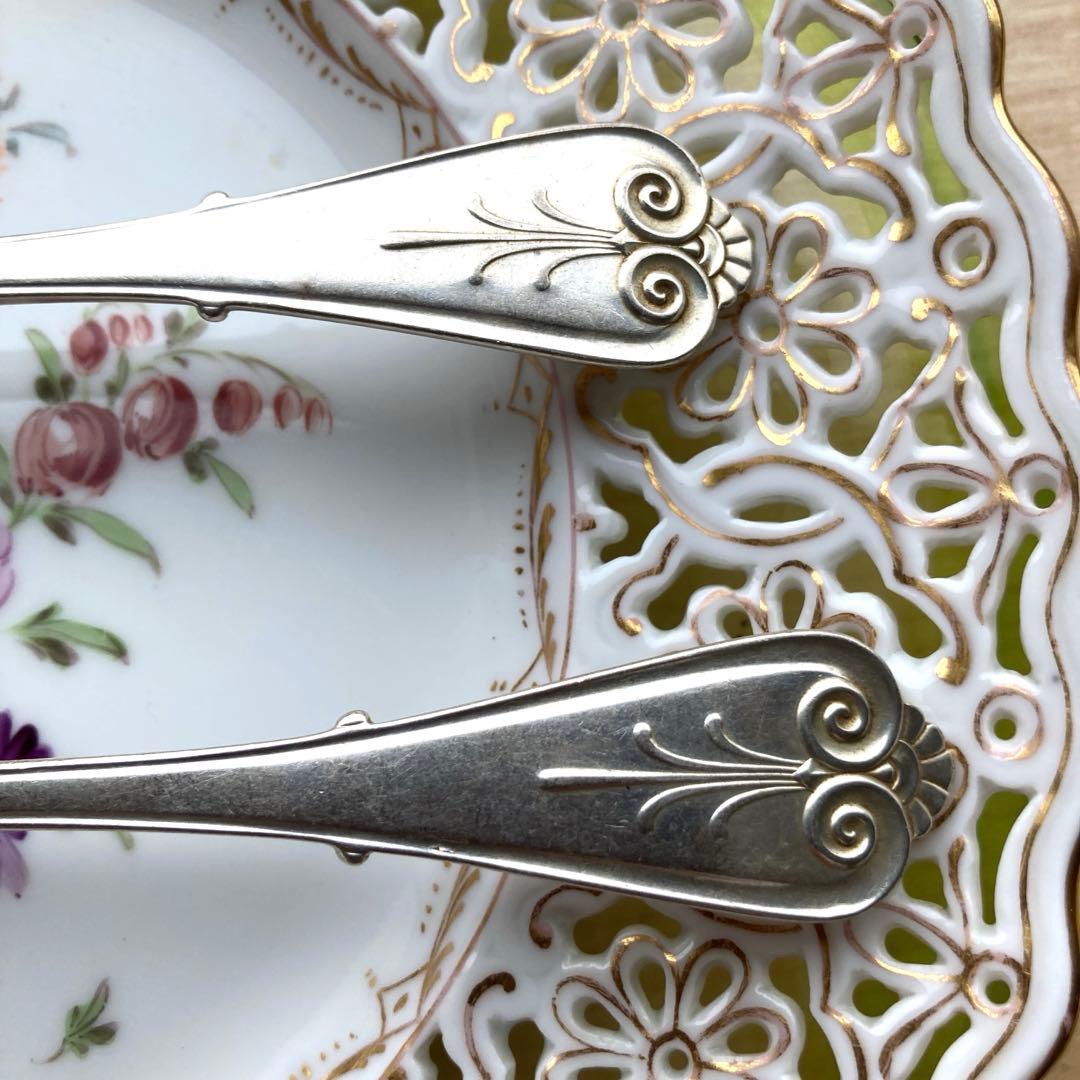 Tiffany 純銀　フォーク　アンティーク2客