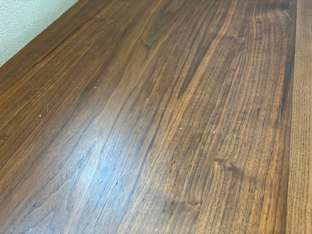 【お値下げ】ワークデスク　幅120センチ　奥行50センチ　無垢材　ウォールナット