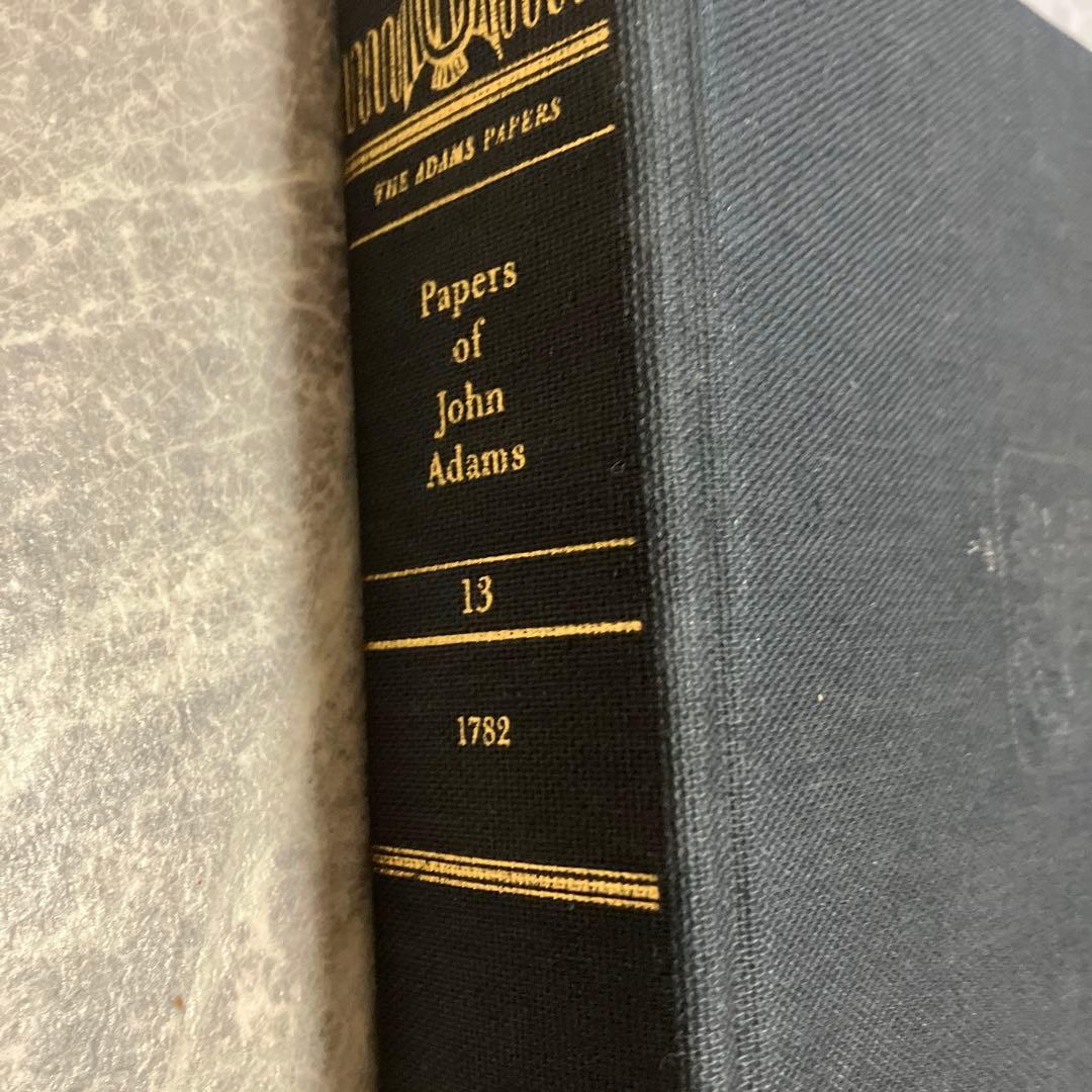 Papers of John Adams 13巻 1782年
