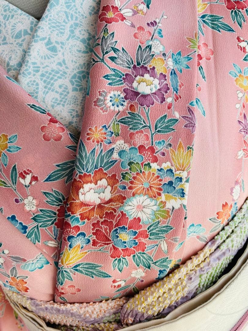 Pack様❤️さが美 正絹小紋 はればれ加工済