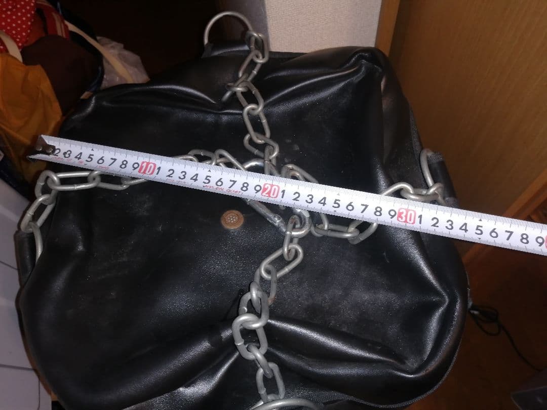 ク*ノ様 引き取り限定　サンドバッグ　黒　レーザー　中古