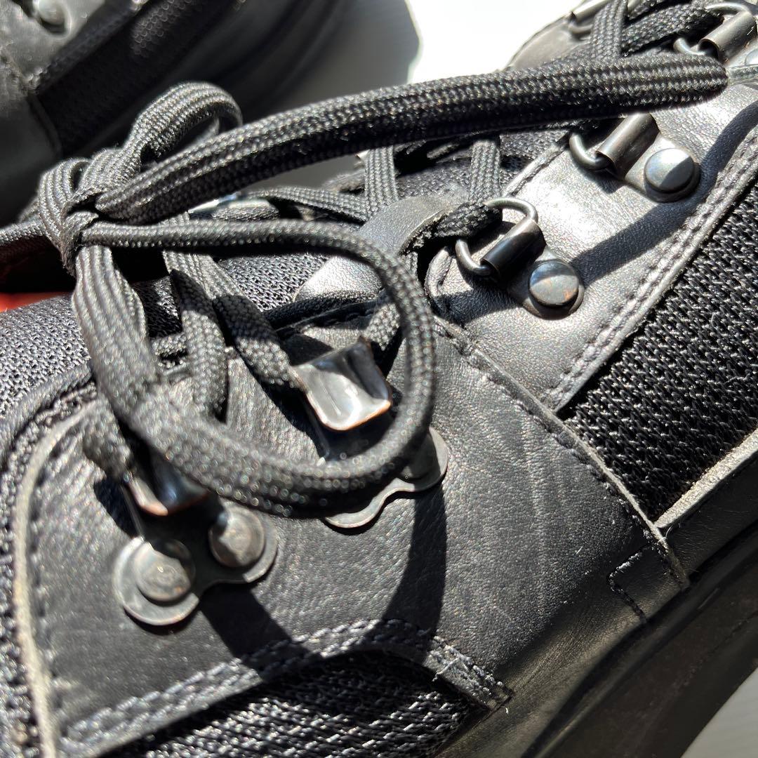 PRADA プラダ メンズ スニーカーブーツ 黒 レザー