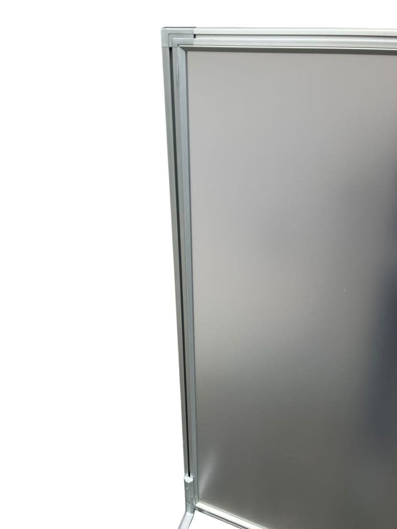 【美品】パーテーション 2枚セット アルミ オフィス 衝立 間仕切り 什器