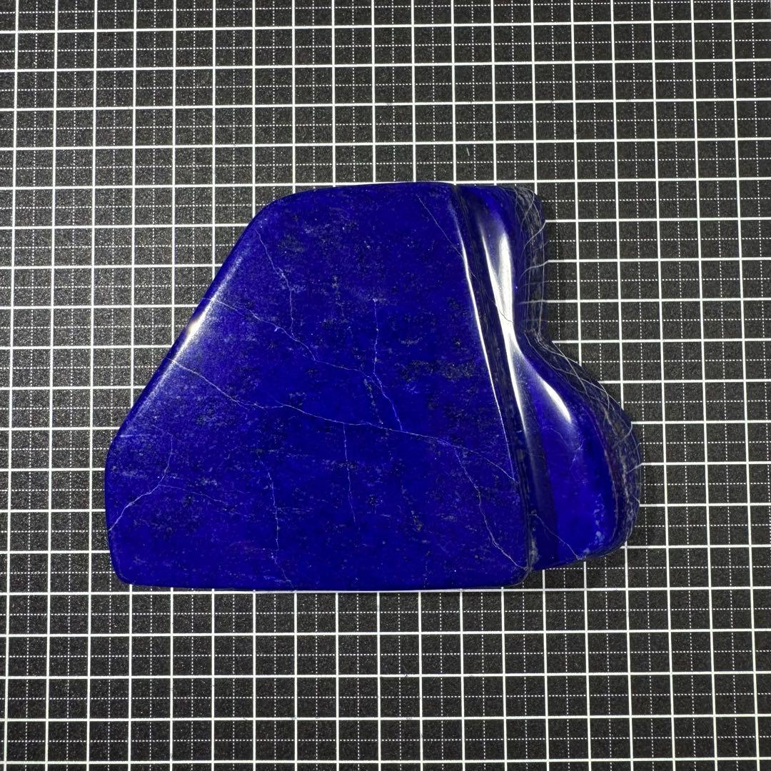 ☆ラピスラズリ☆5A☆引寄せ☆約489 g☆アフガニスタン産☆天然無着色☆磨き石