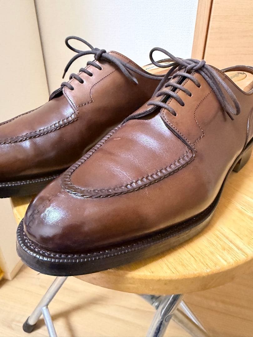 美品❗️人気色‼️エドワードグリーン ドーバー UK7 ダークオーク