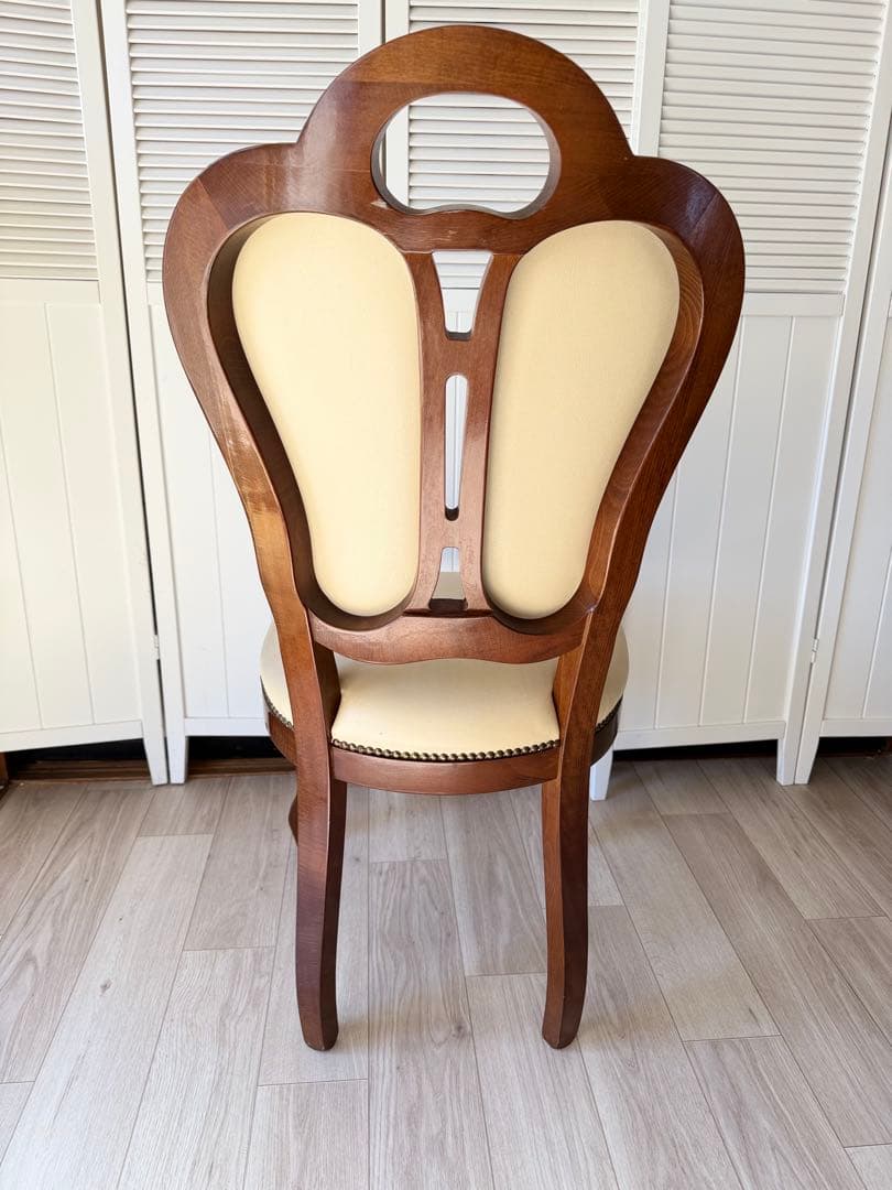 ④サルタレッリ ダイニングチェア 猫脚チェア 1脚　(4脚同時販売)