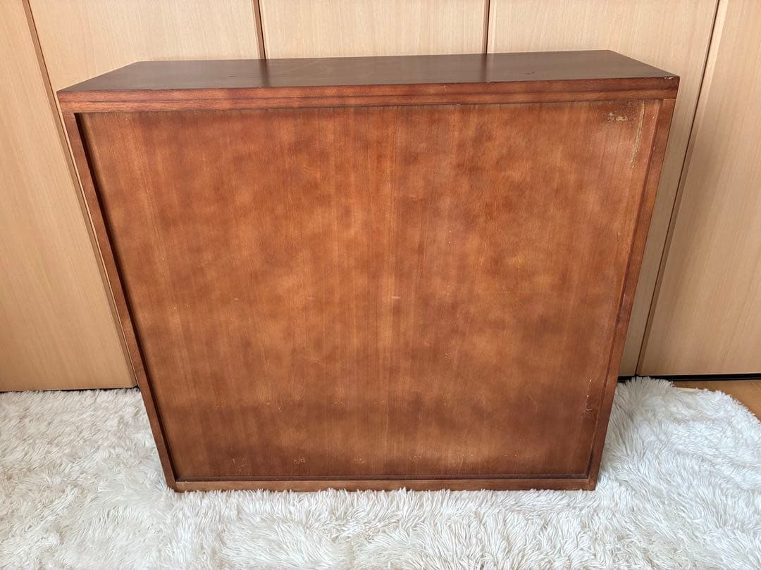 【サイドボード】木製　ステンドグラス調　キャビネット　インテリア◎