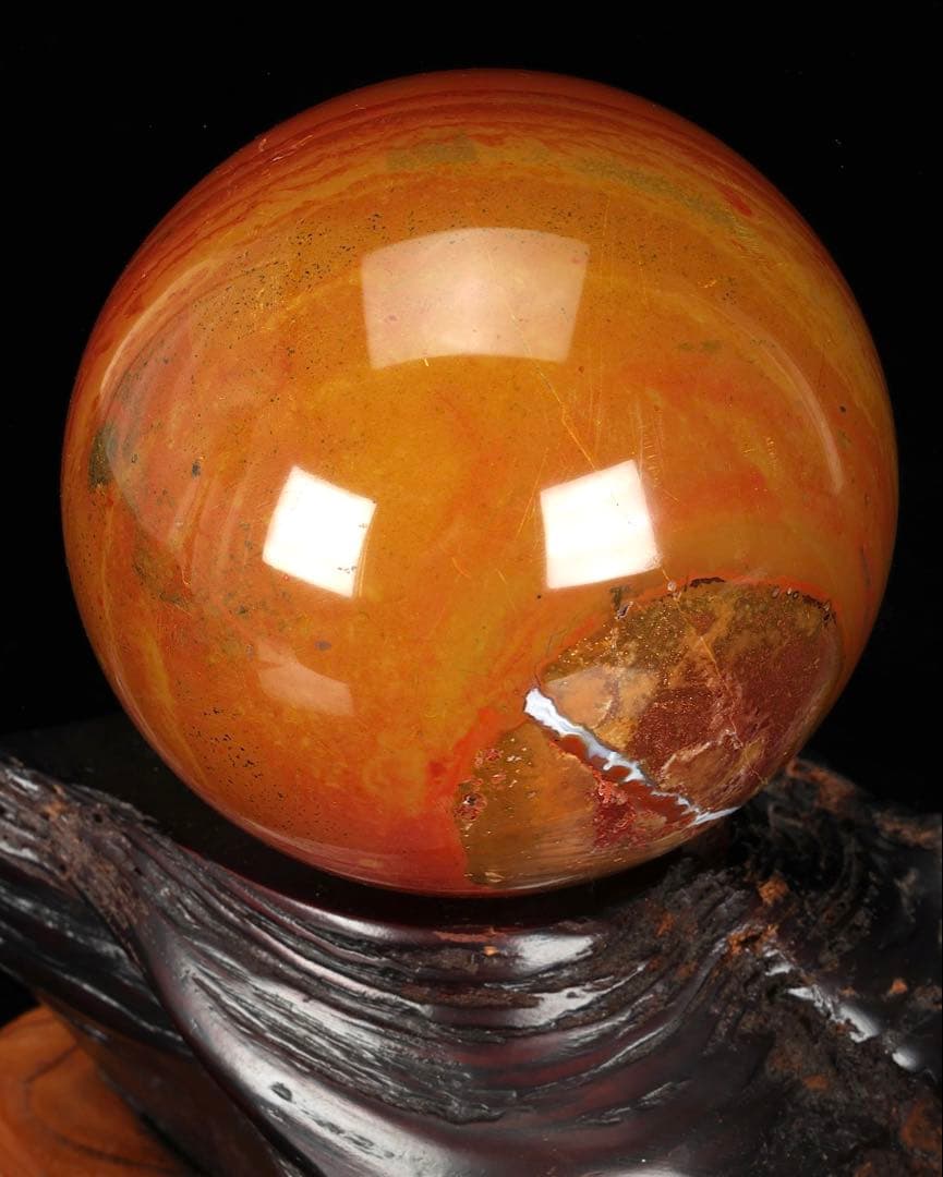 佐渡 赤玉石 玉 錦紅石 赤玉 赤石 原石 自然石 盆石 鑑賞石 水石 台座付