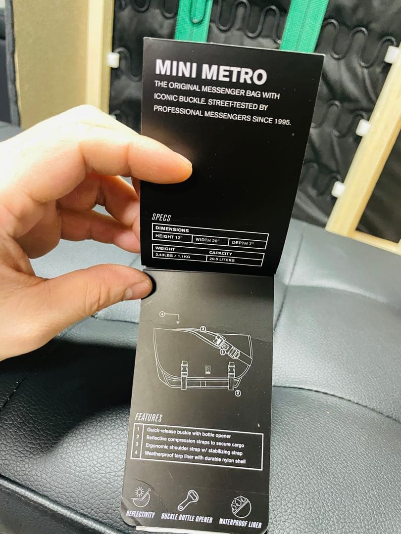 クローム メッセンジャー ミニメトロ 20.5L 防水