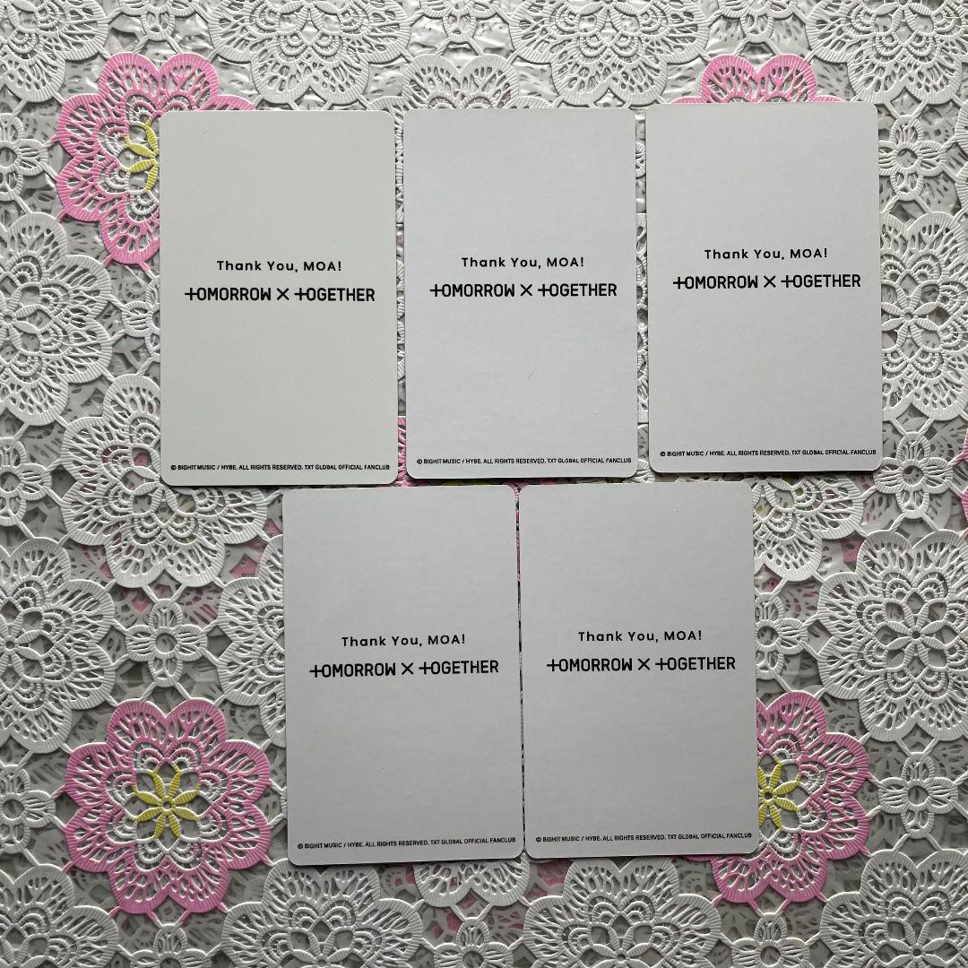 TXT アンケート 2021 当選 FC 会員限定 トレカ 5枚