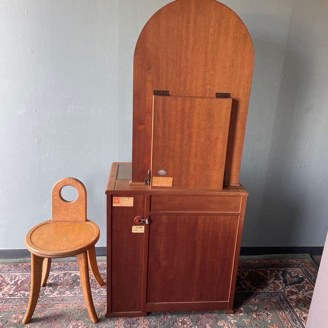 【美品】ドレッサー　鏡台　椅子付き(別売) コンセント付き