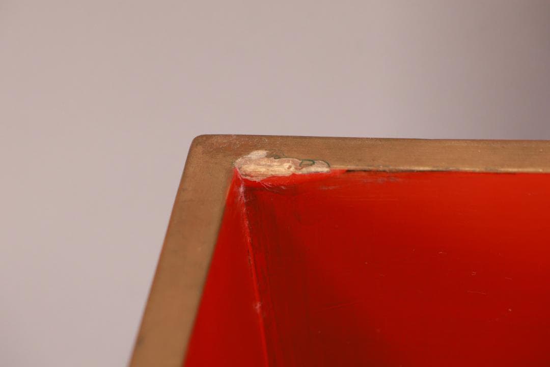 Saku BJ070 時代輪島塗　明治期　流水金蒔絵　本硬地　五段重　重箱