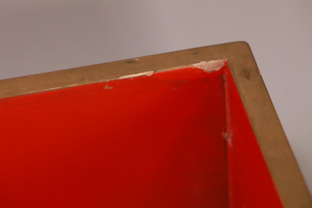 Saku BJ070 時代輪島塗　明治期　流水金蒔絵　本硬地　五段重　重箱