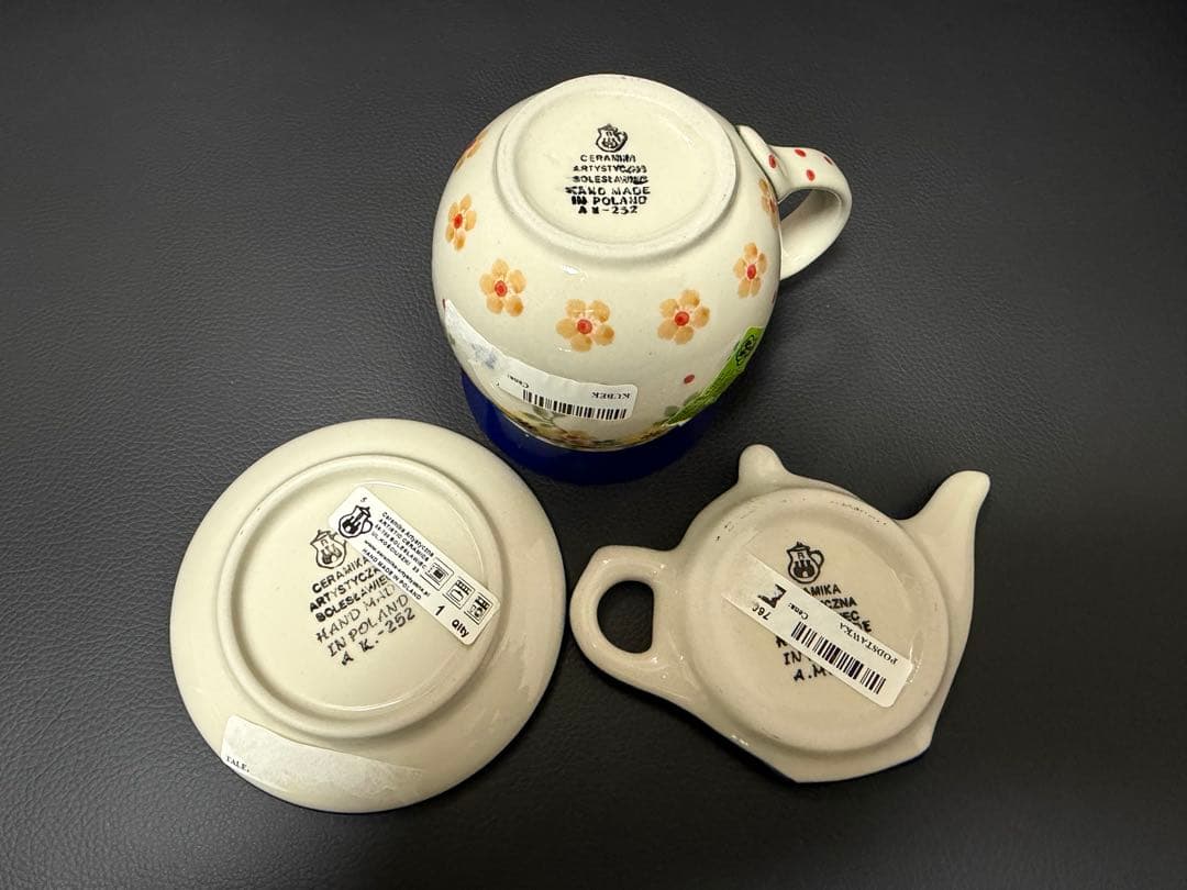 ポーリッシュポタリー ボウル 皿 マグカップ セット ポーランド食器 シリアル