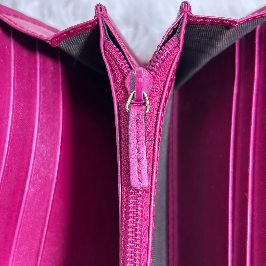 ✨美品✨ グッチ シマ インターロッキング ラブリーハート 長財布 エナメル