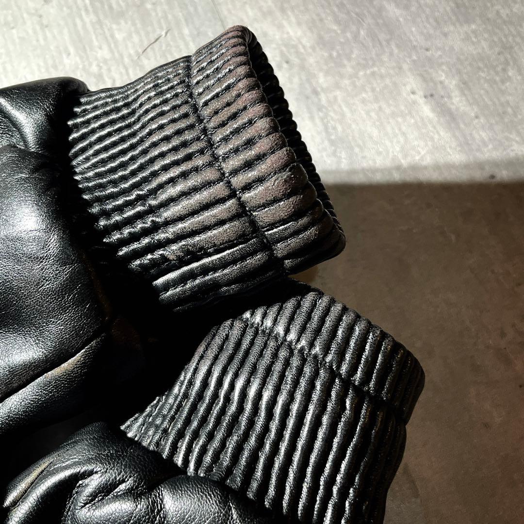 オール牛革　デグナー　レザージャケット　バイカー　バイクジャケット　本革　M