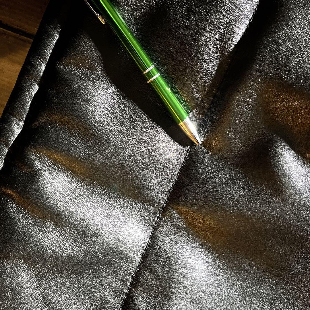 オール牛革　デグナー　レザージャケット　バイカー　バイクジャケット　本革　M