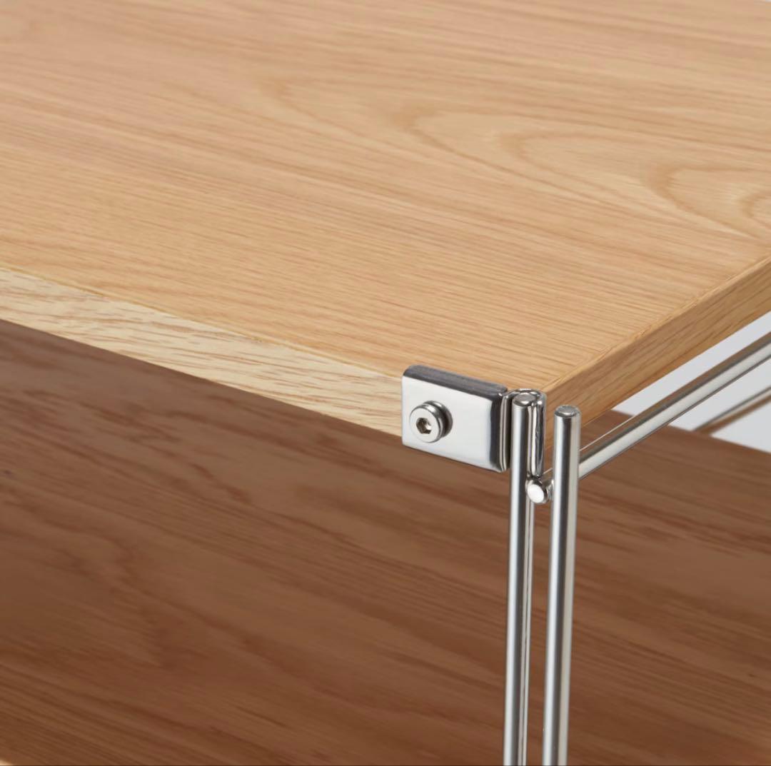 【無印良品】ステンレスユニットシェルフ・オーク材・ワードローブセット