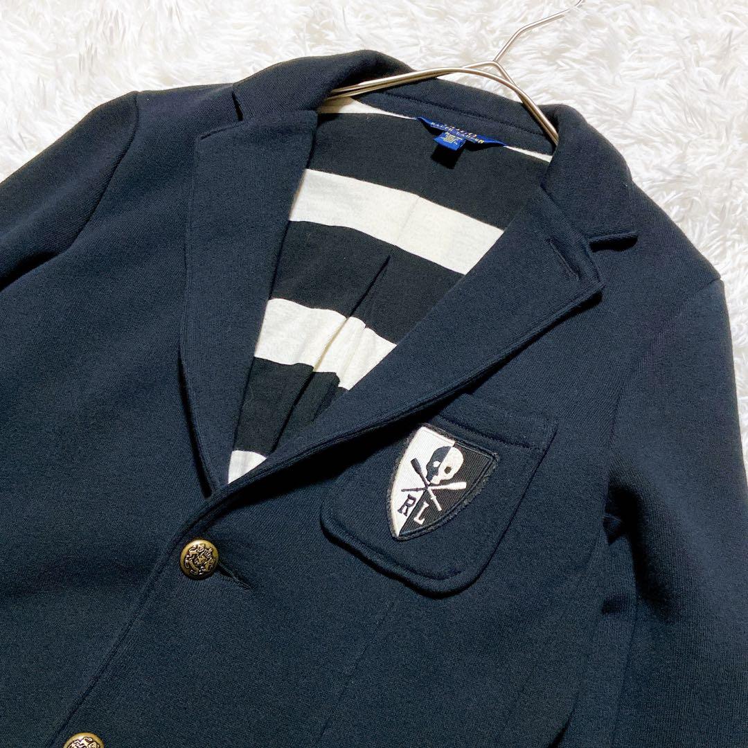  様全話⭐️ポロラルフローレン　ブレザー　金ボタン　ジャージ素材