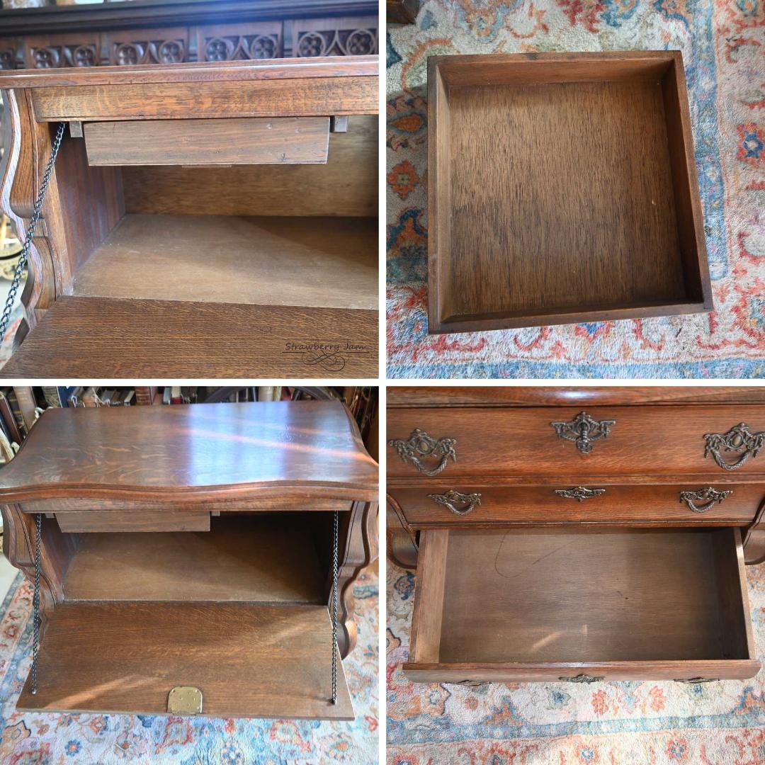 IFU-418 英国アンティーク オーク チェスト テレビボード 収納 イギリス