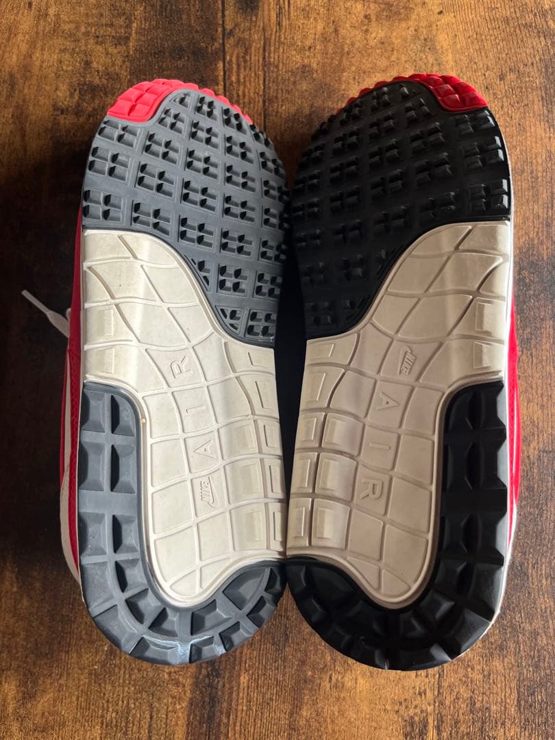 美品❗️AIR MAX1 .86.OG golf 白/赤 26.5センチ