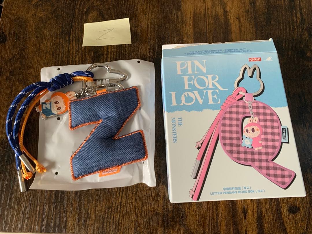 ラブブ PIN FOR LOVE アルファベット ペンダントアソートセット