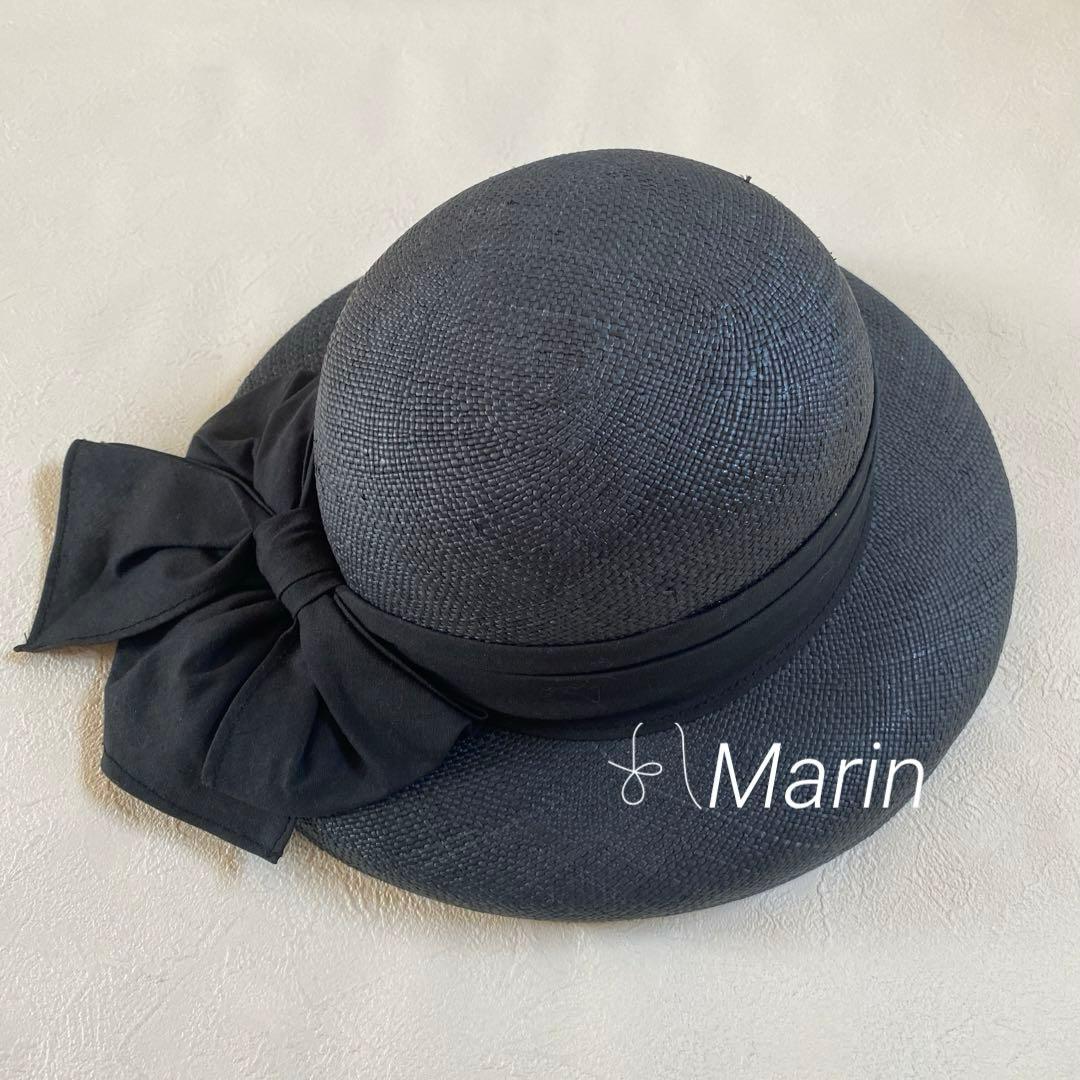 Maxim 高島屋　帽子　黒　夏用