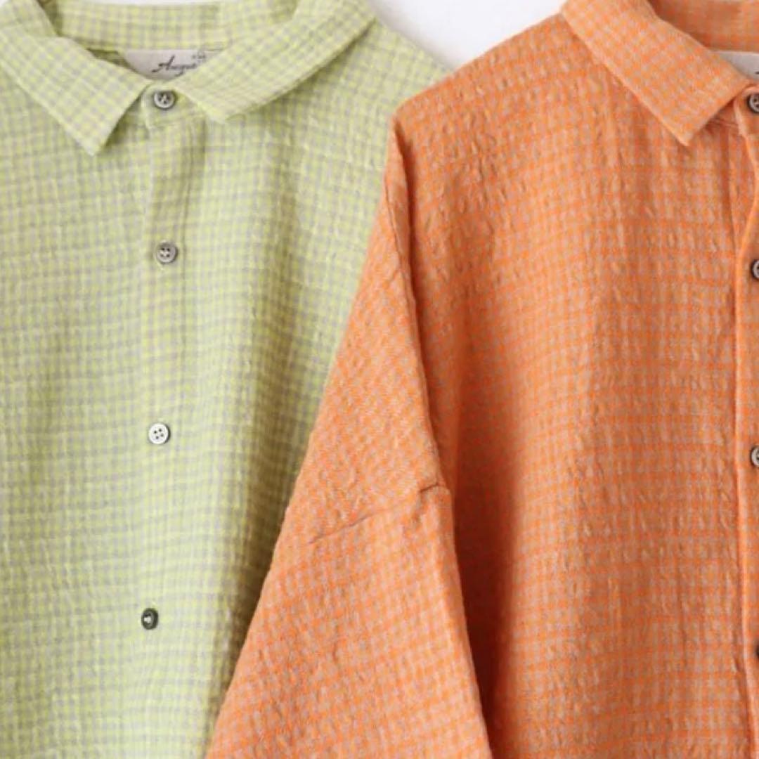 ICHI Antiquite's ウールガーゼギンガムチェックシャツ 新品未使用