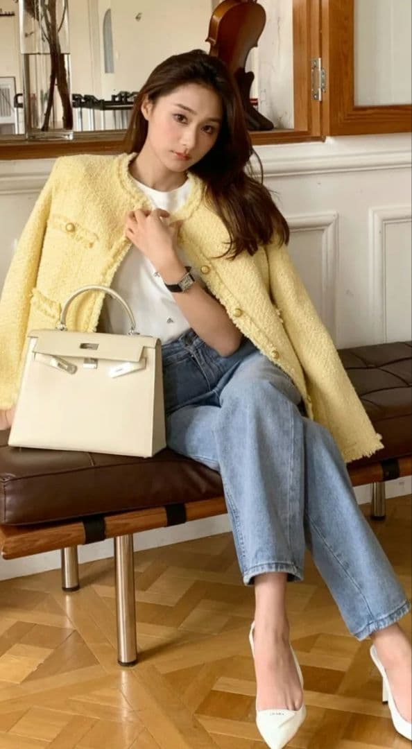 birthdaybash TWEEDFRINGE JACKETツイードジャケット