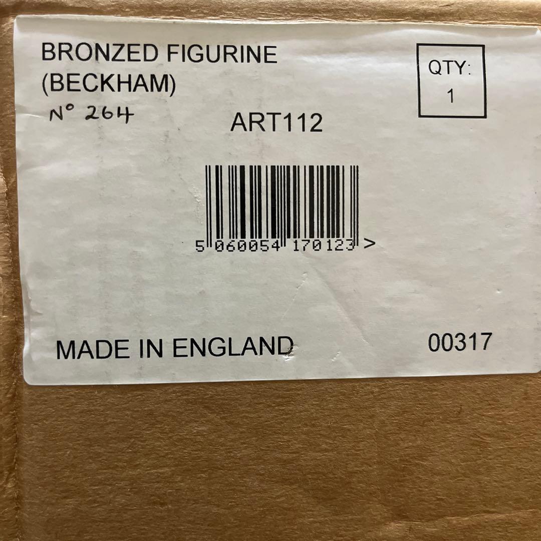 Kartoon ベッカム　ブロンズ像　美品