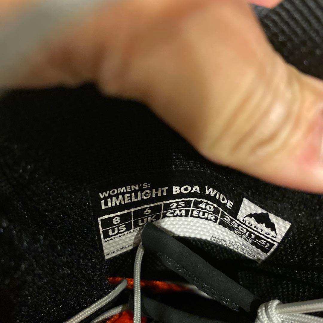 Burton limelight ブーツ　25 us8