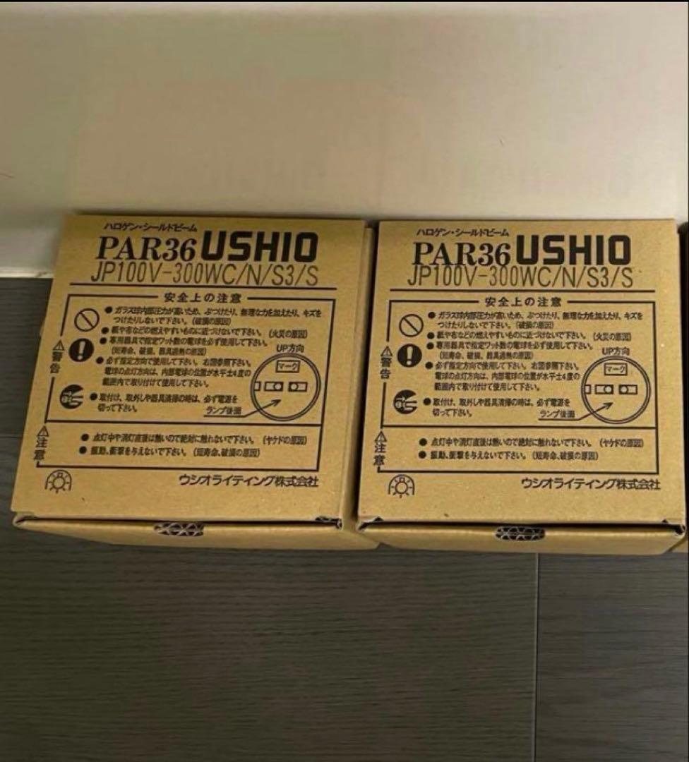 USHIO JP100V300WC/N/S3/S 2個 パーライトハロゲン電球
