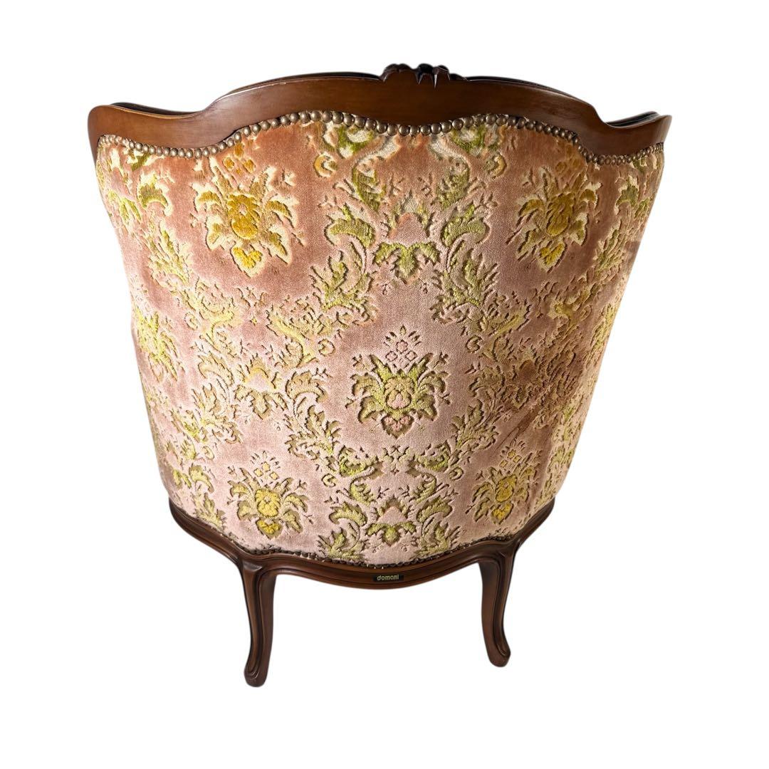 HR384 【美品】カリモク DOMANI ルイ15世 ロココ調　猫足