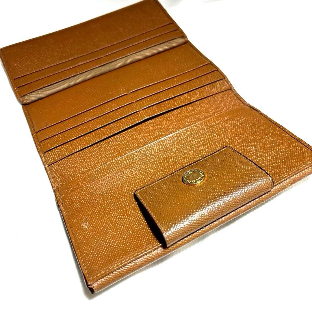 。。 ✨BVLGARI ブルガリ◆ブラウン◆グレインフルレザー◆長財布