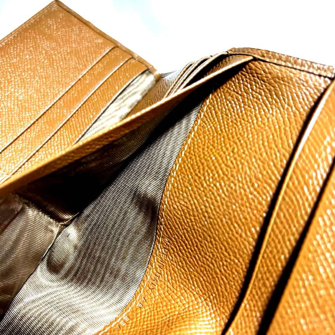 。。 ✨BVLGARI ブルガリ◆ブラウン◆グレインフルレザー◆長財布