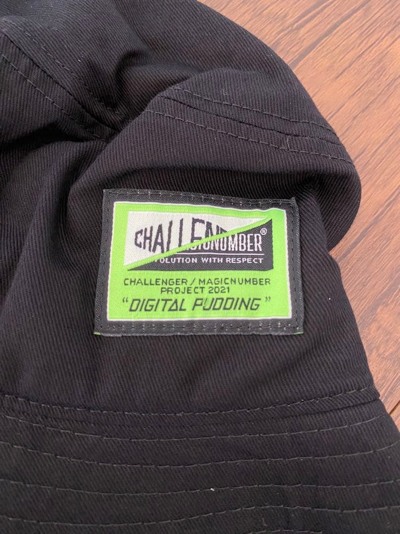 新品未使用　チャレンジャー ×マジックナンバー　バケットハット　ブラック　フリー