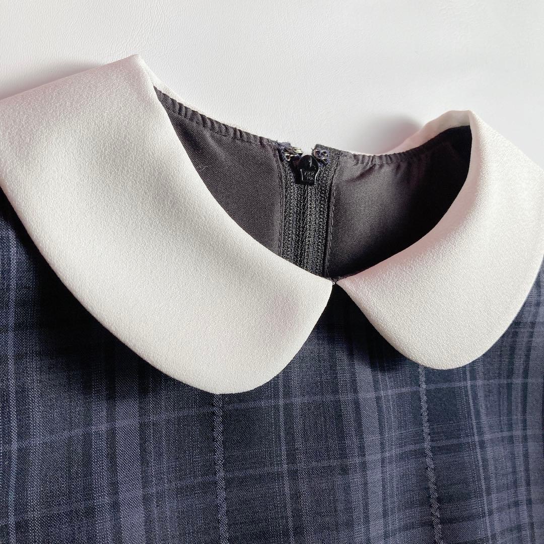 BEAMS グレー×ネイビー セレモニー 入学 卒園 フォーマル 女の子