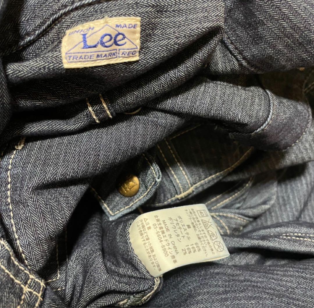 LEE ネイビー ストライプ つなぎオーバーオール つなぎ 使用頻度少なめ