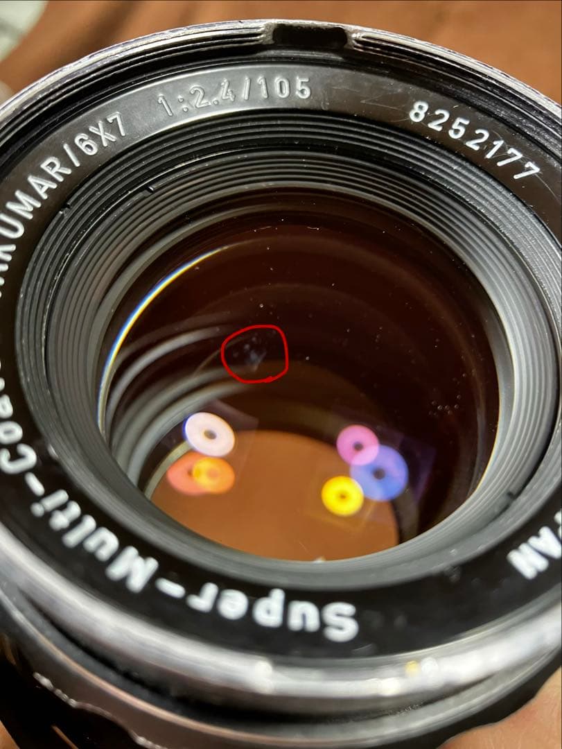 フィルムカメラ PENTAX SMC TAKUMAR 6x7 105mm F2.4