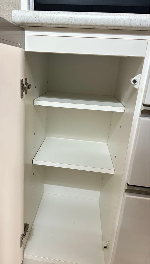 【送料込み】ニトリ 120cm幅　キッチンボード アルミナ2