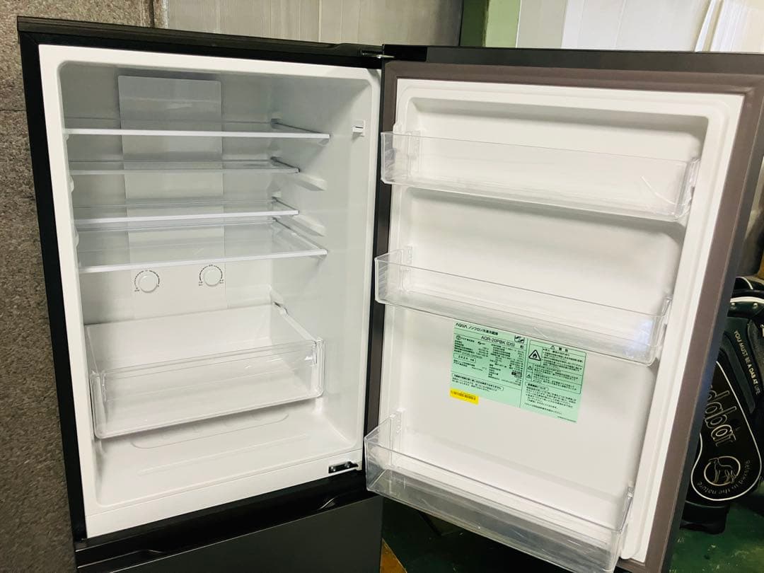 6r23 美品 AQUA アクア 冷蔵庫 AQR-20PBK 2024年製