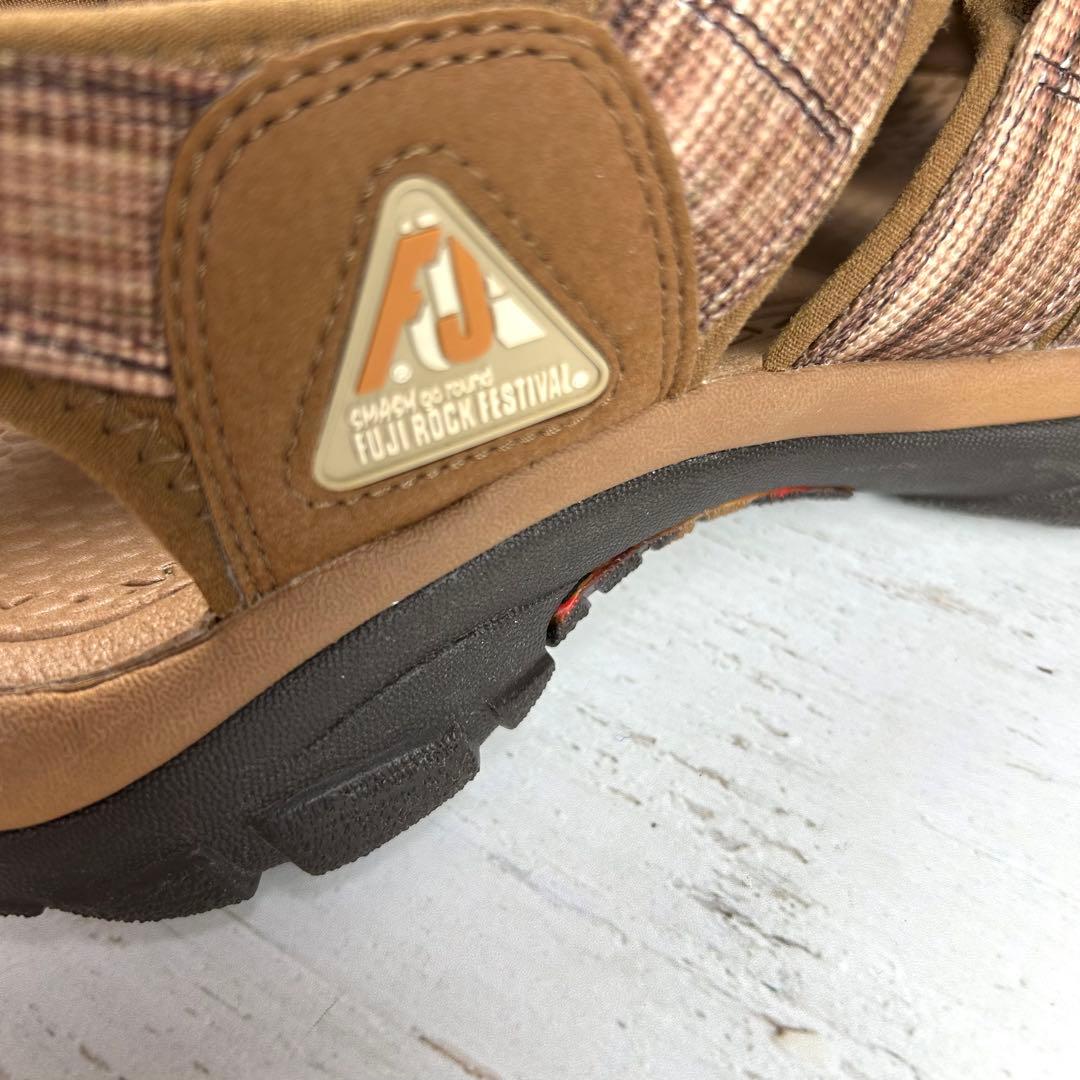 美品　KEEN サンダル フジロックフェスティバルコラボ　ブラウン　28.0