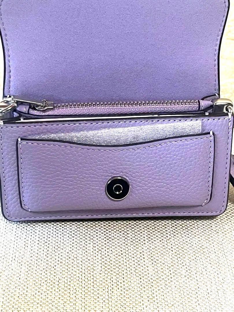 【新品未使用】COACH タビー12 ミニショルダーバッグ パープル 紫