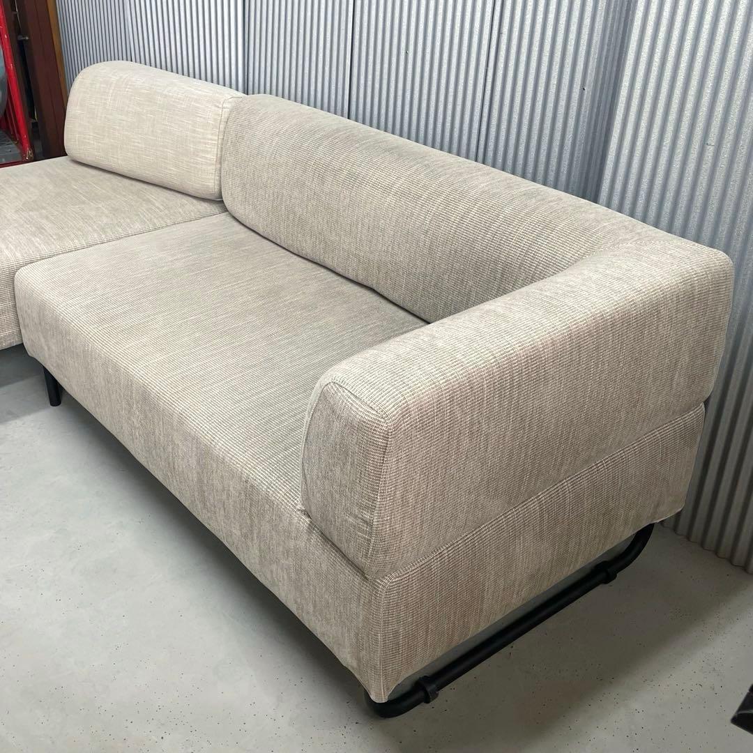 【ACTUS】アクタス　アームソファ　フラットソファ　OWN-S ベージュ　美品