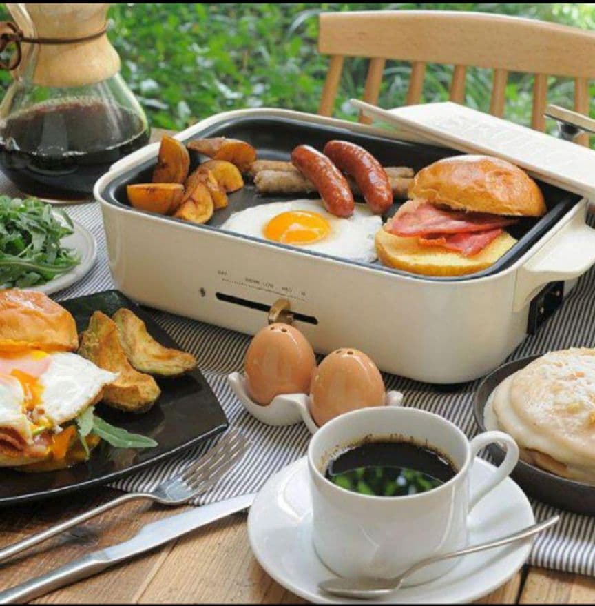 ☆新品未使用☆BRUNO ブルーノ コンパクトホットプレート　（ブルーグレー）