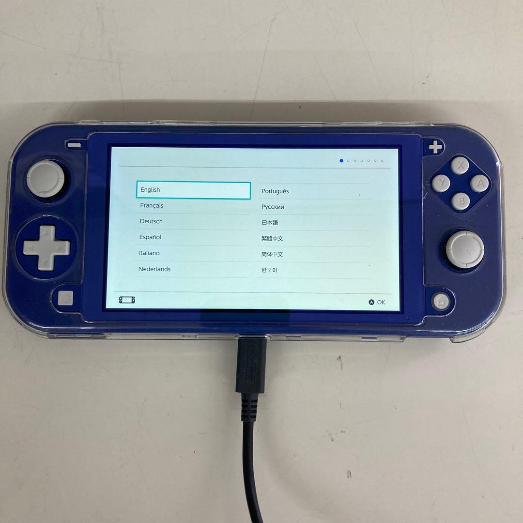 ニンテンドー　スイッチライト ブルー HDH-001 動作確認済　カバー付き