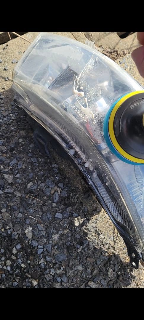 24日21時までMH23Sスティングレーヘッドライト左右キレイコーティング済み