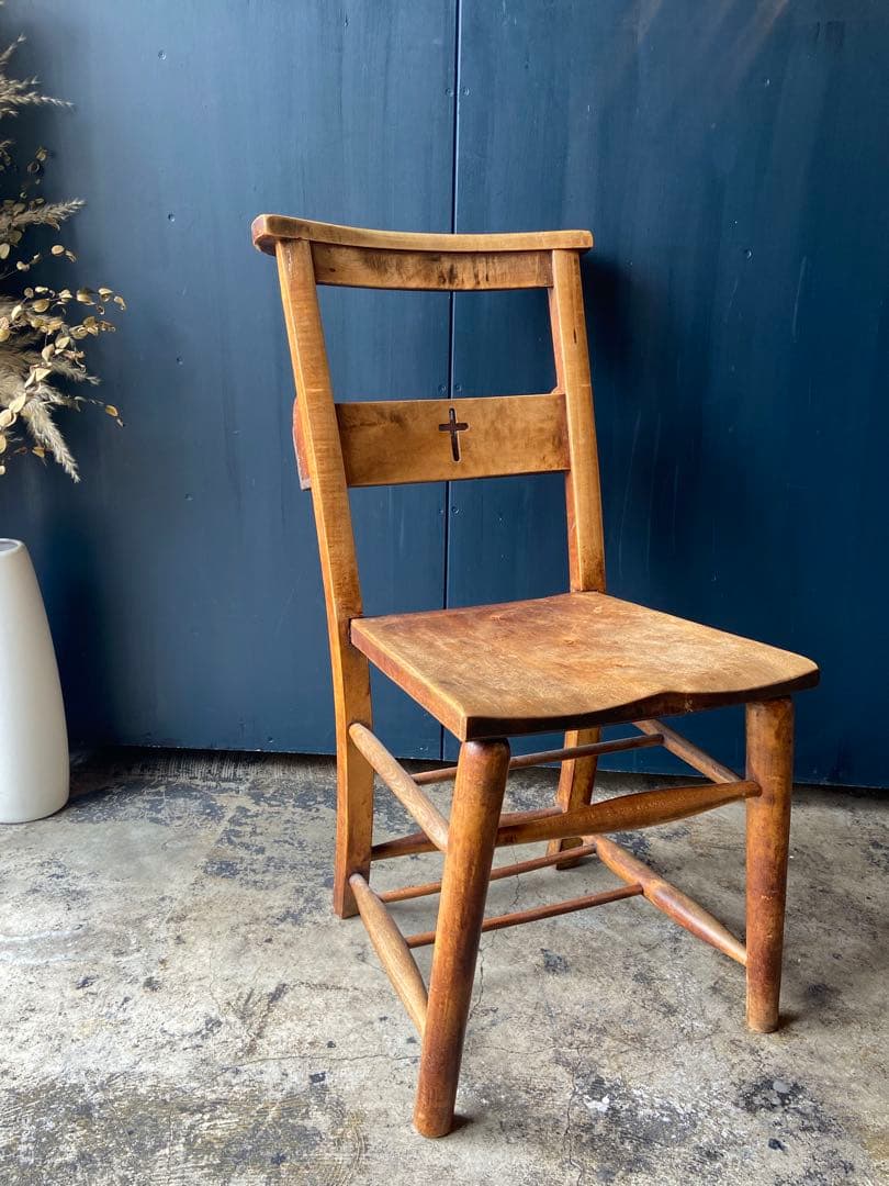 【今週末限定お値下げ】アンティーク＊チャーチチェア