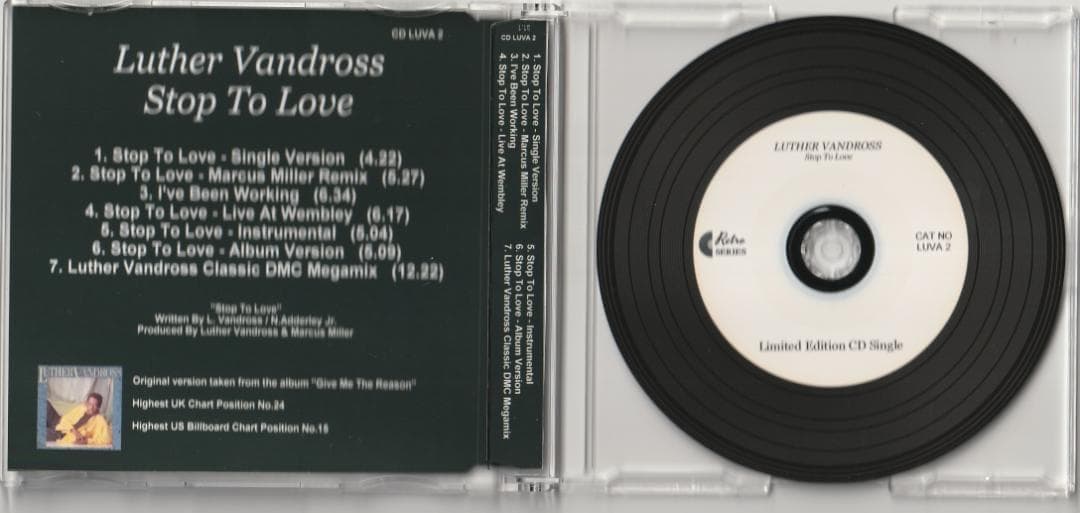 Luther Vandross　Stop To Love / DMCメガミックス